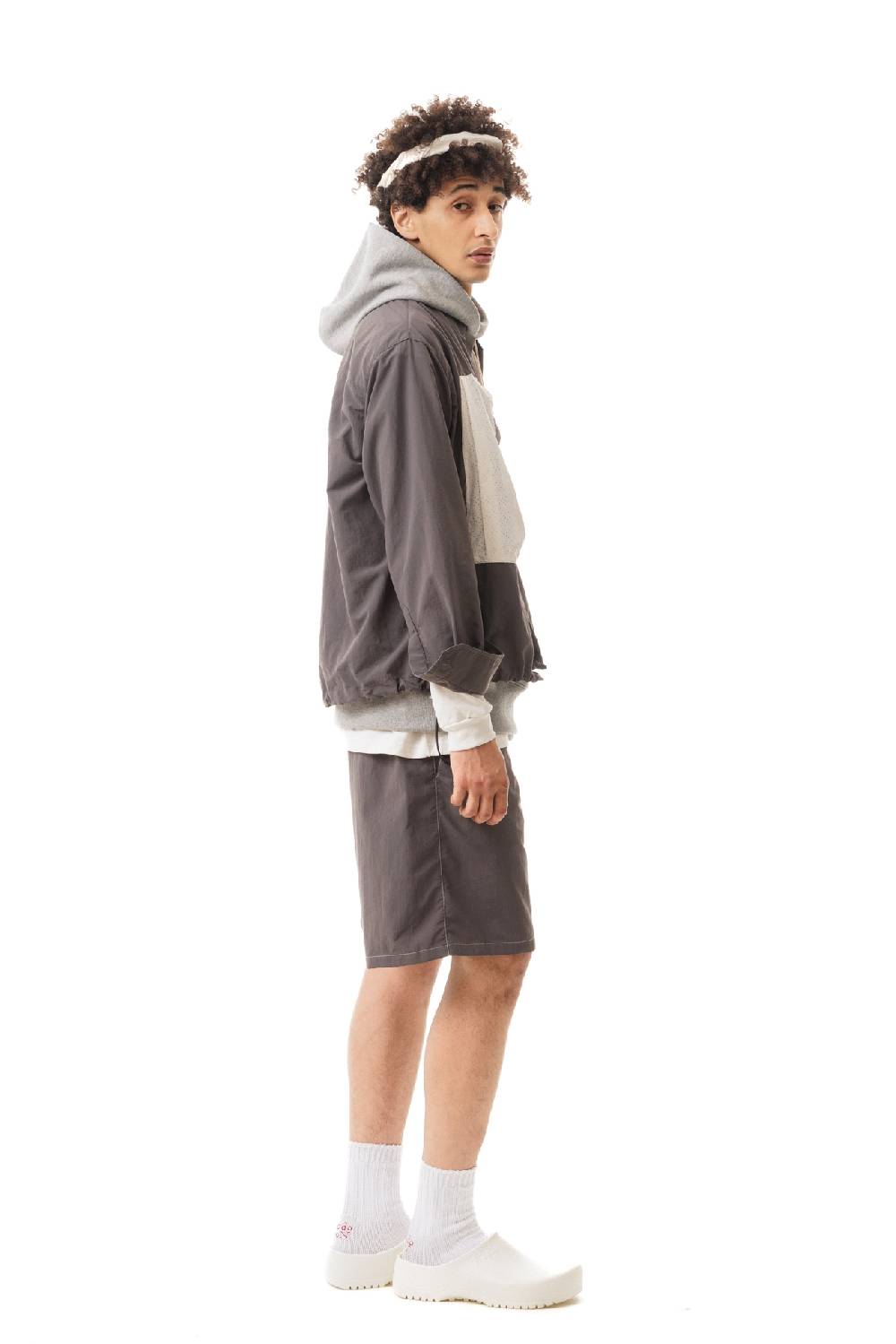 Lc23 Nylon Shirt Grey-Cream Limitato a 3 giorni