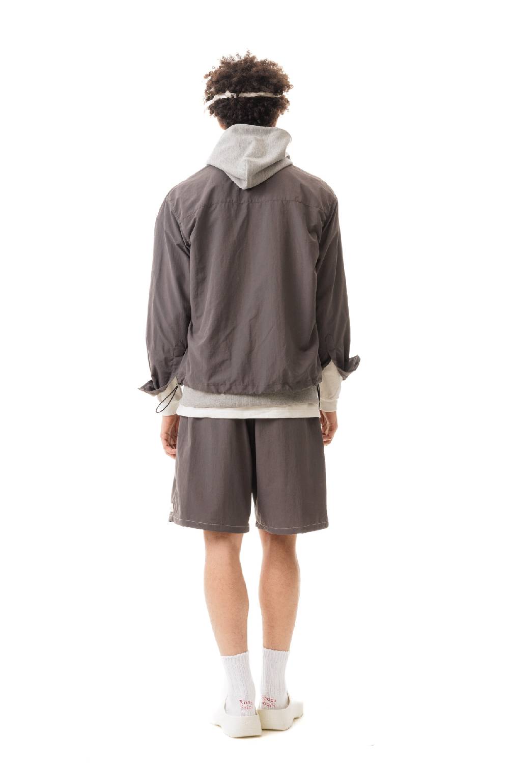 Lc23 Nylon Shirt Grey-Cream Limitato a 3 giorni