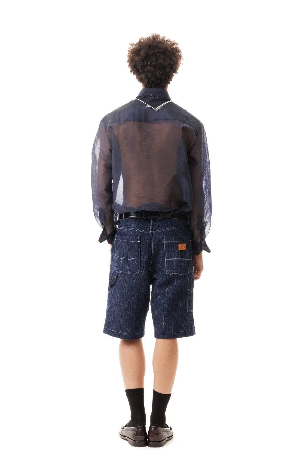 Lc23 Organza Nylon Shirt Navy Affare Del Giorno