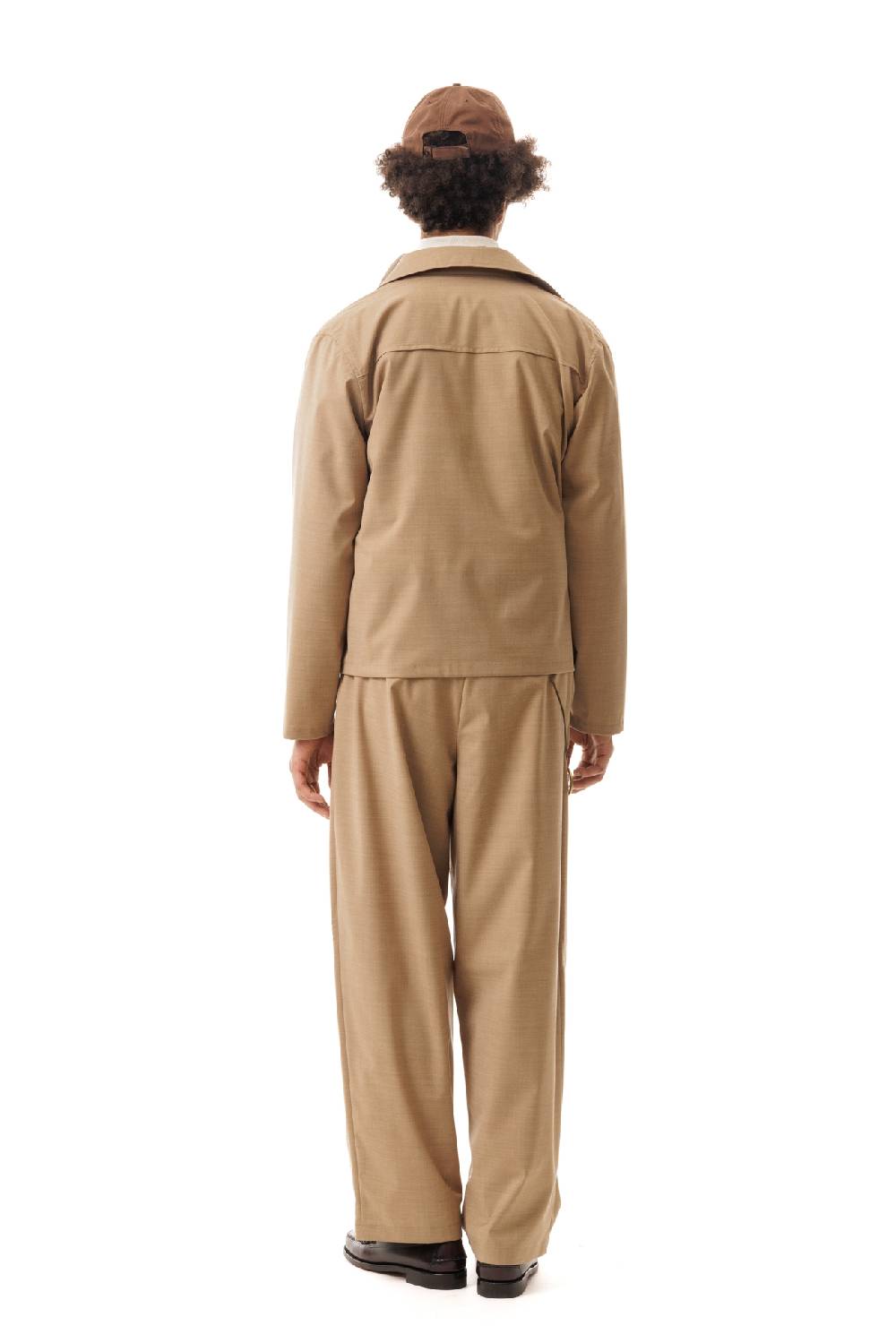 Lc23 Nylon-Wool Overshirt Camel Novità