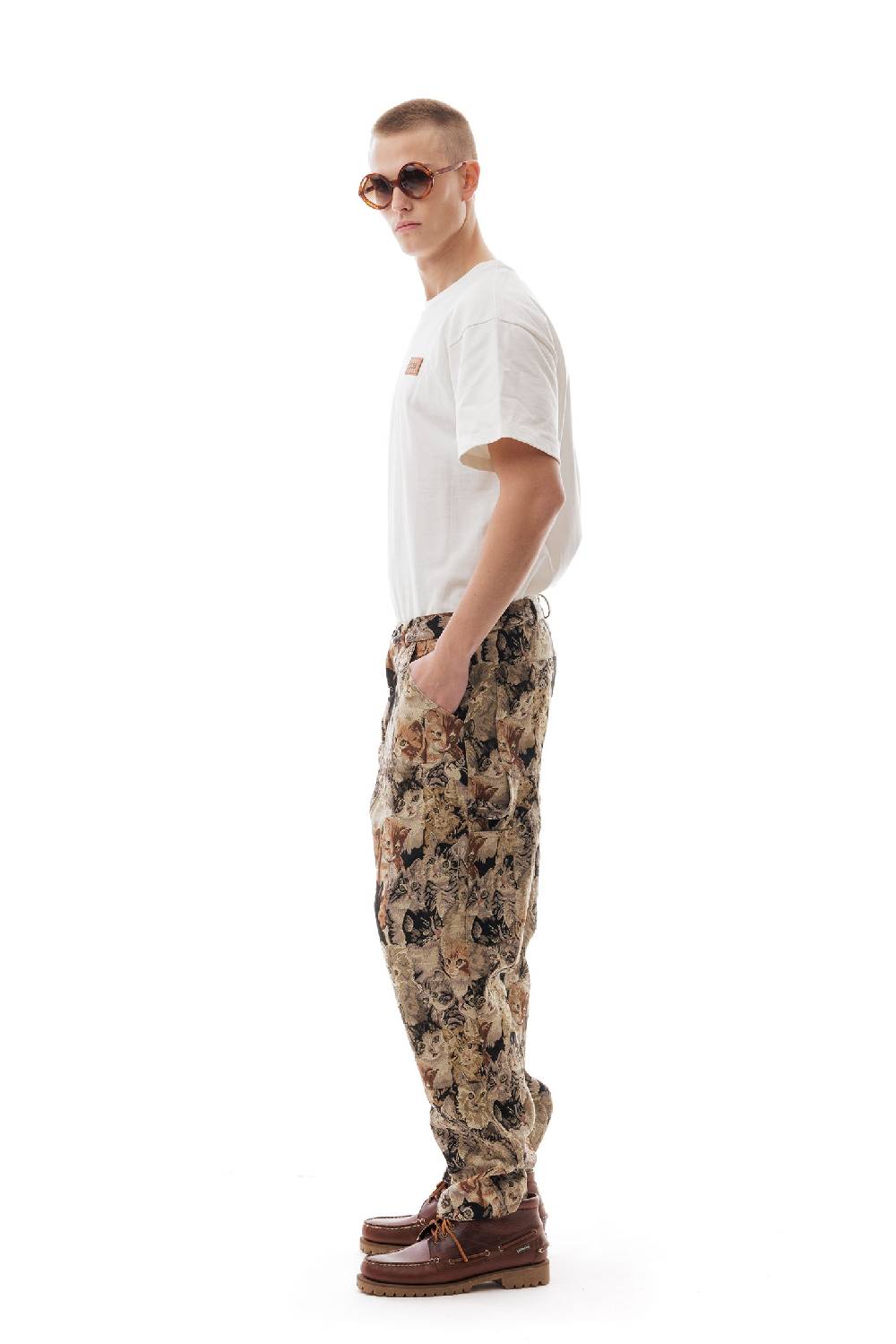 Lc23 Work Tapestry Cats Trousers Hotsell