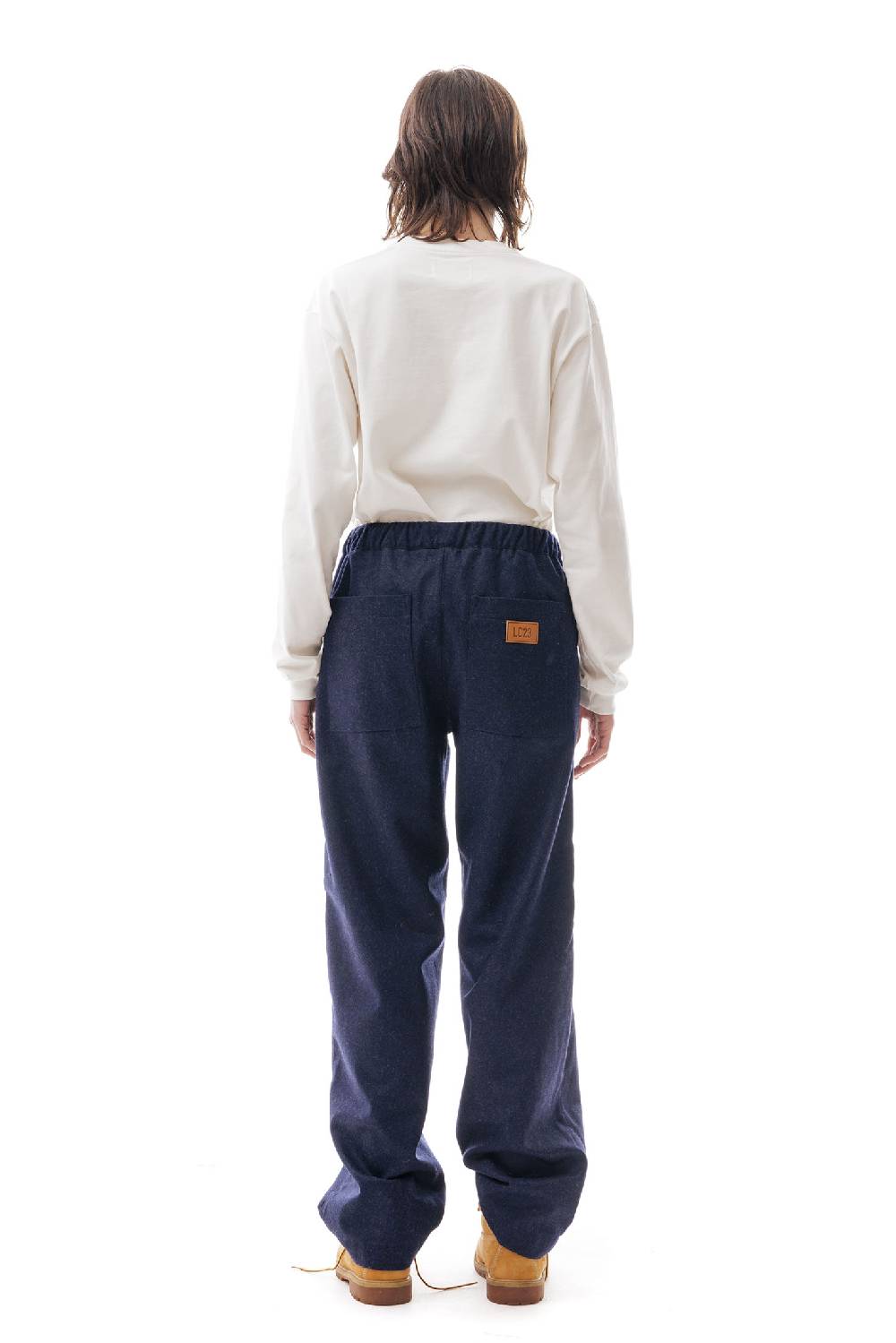 Lc23 WR Wool Pants Navy Negozio