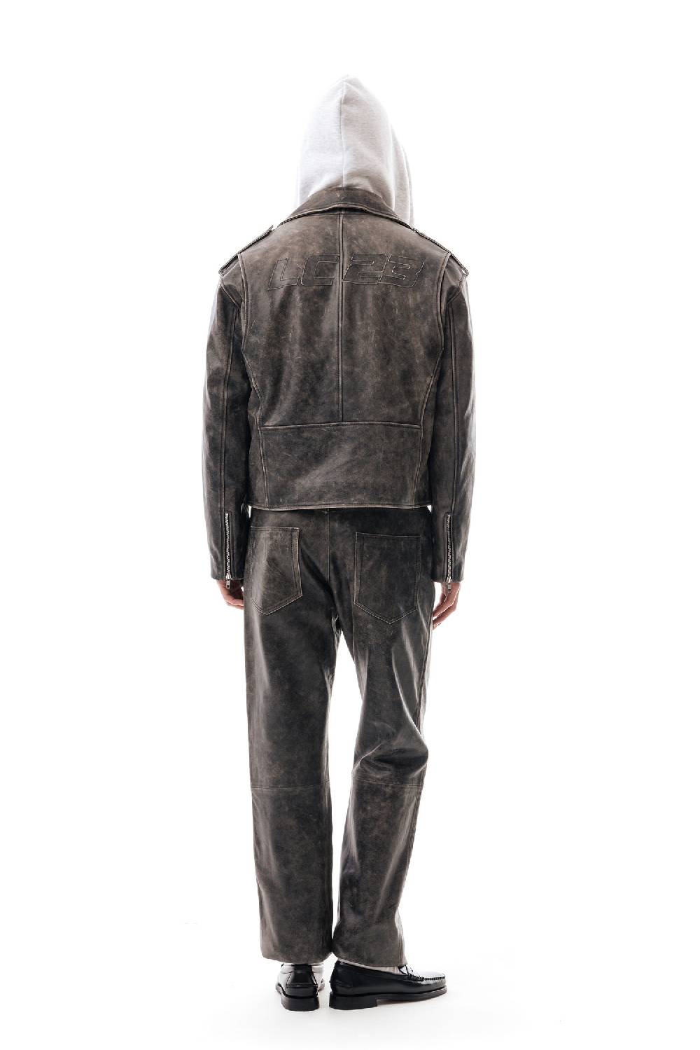 Lc23 Leather Biker Jacket Nuova