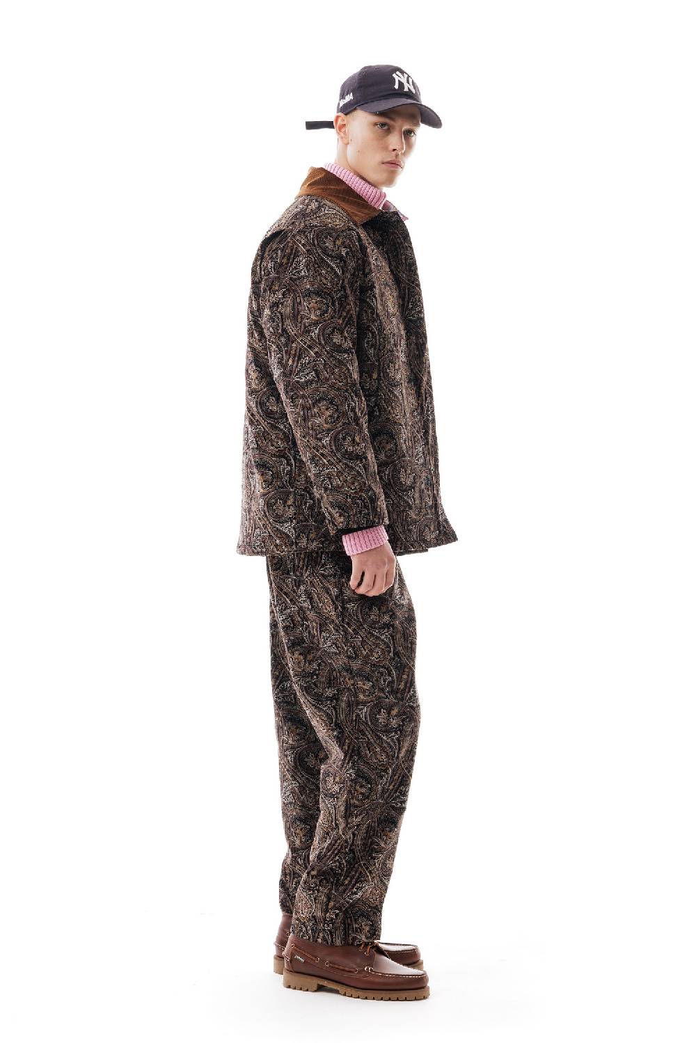 Lc23 Printed Corduroy Work Jacket Moda