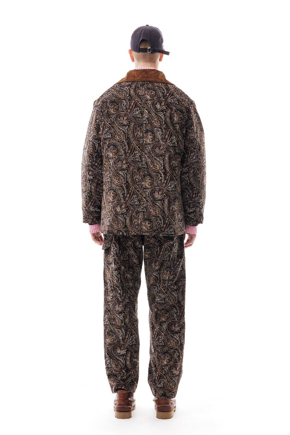 Lc23 Printed Corduroy Work Jacket Moda