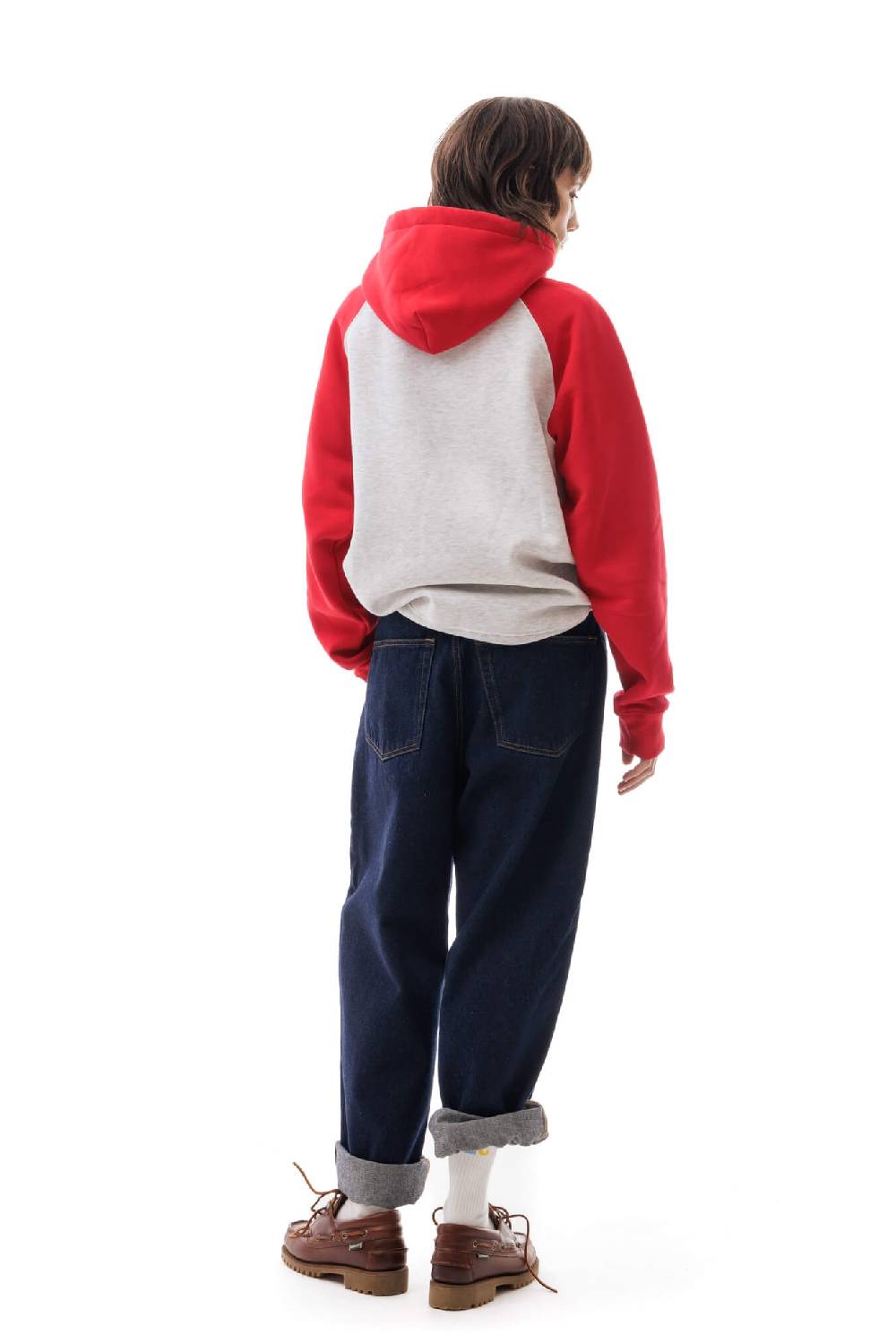 Lc23 Bicolor Hoodie Grey/Red Italia