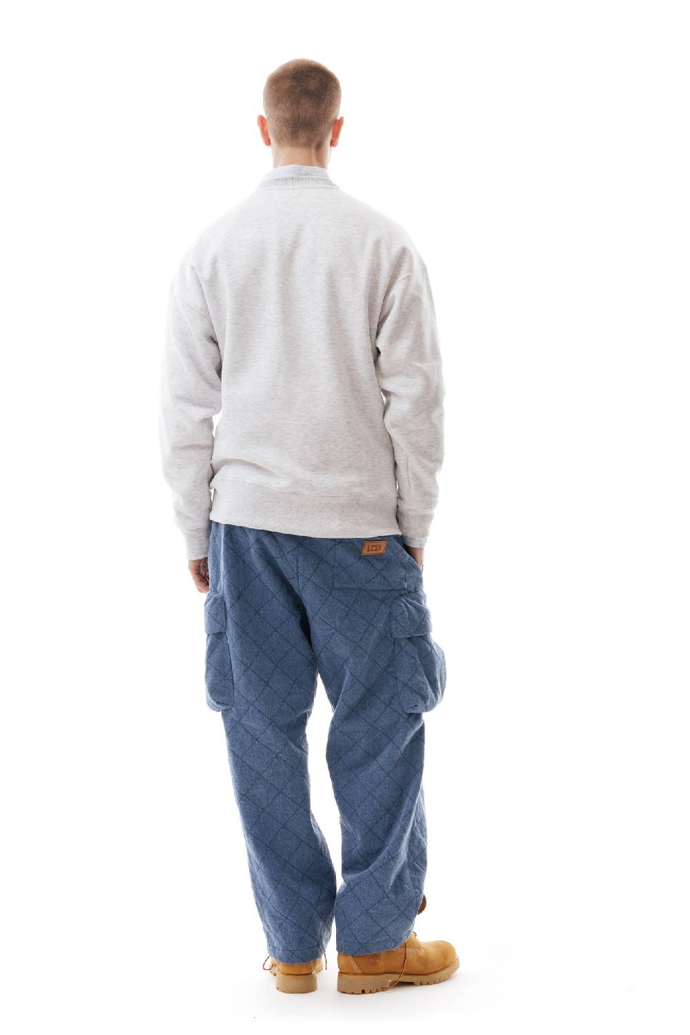 Lc23 Embroidered Sweatshirt Grey Nuovo