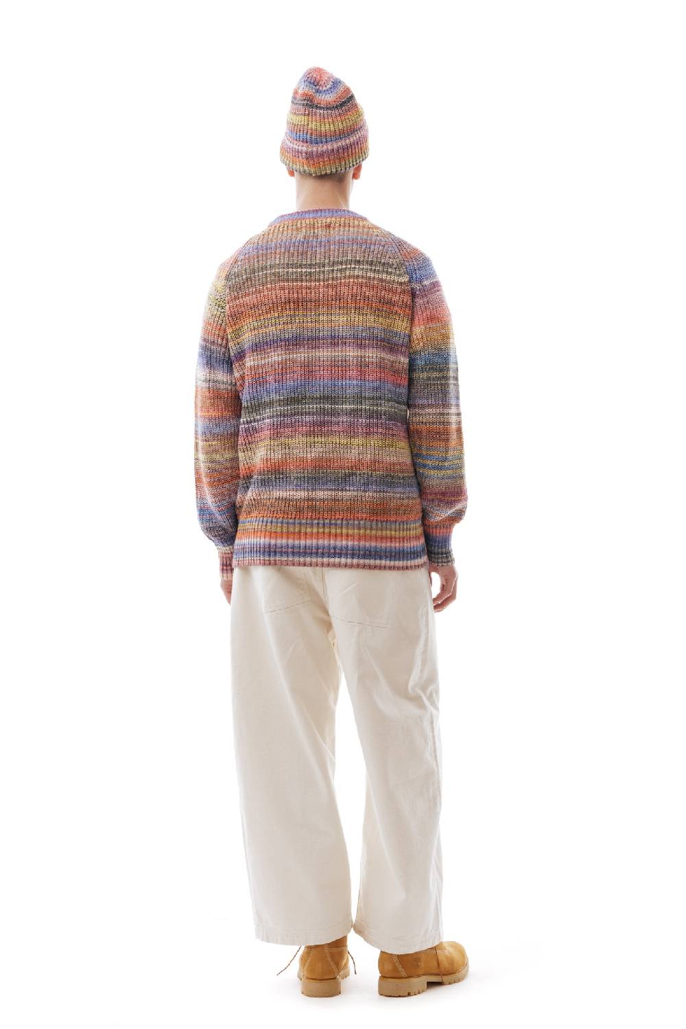 Lc23 Multicolor Sweater Cream/Blue/Pink Vendita