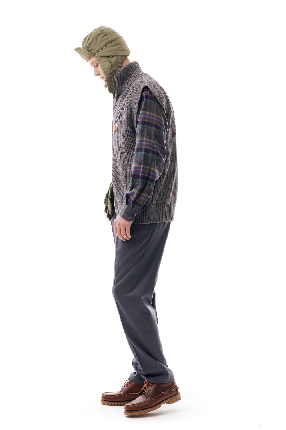 Lc23 English Knit Zip Vest Grey Acquista Ora
