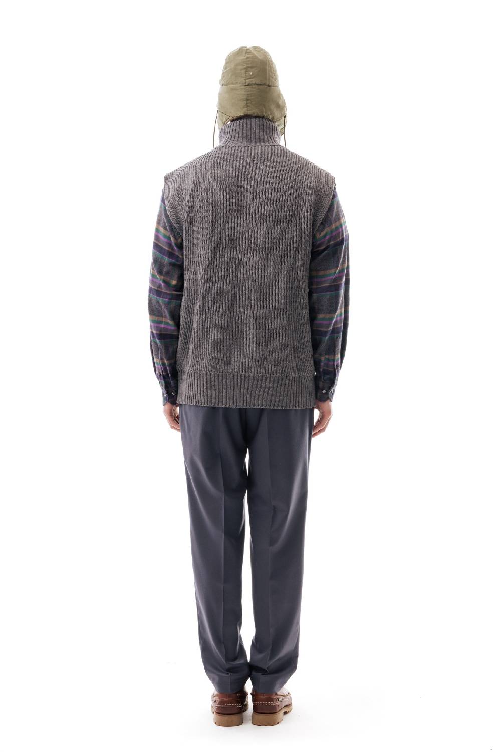 Lc23 English Knit Zip Vest Grey Acquista Ora