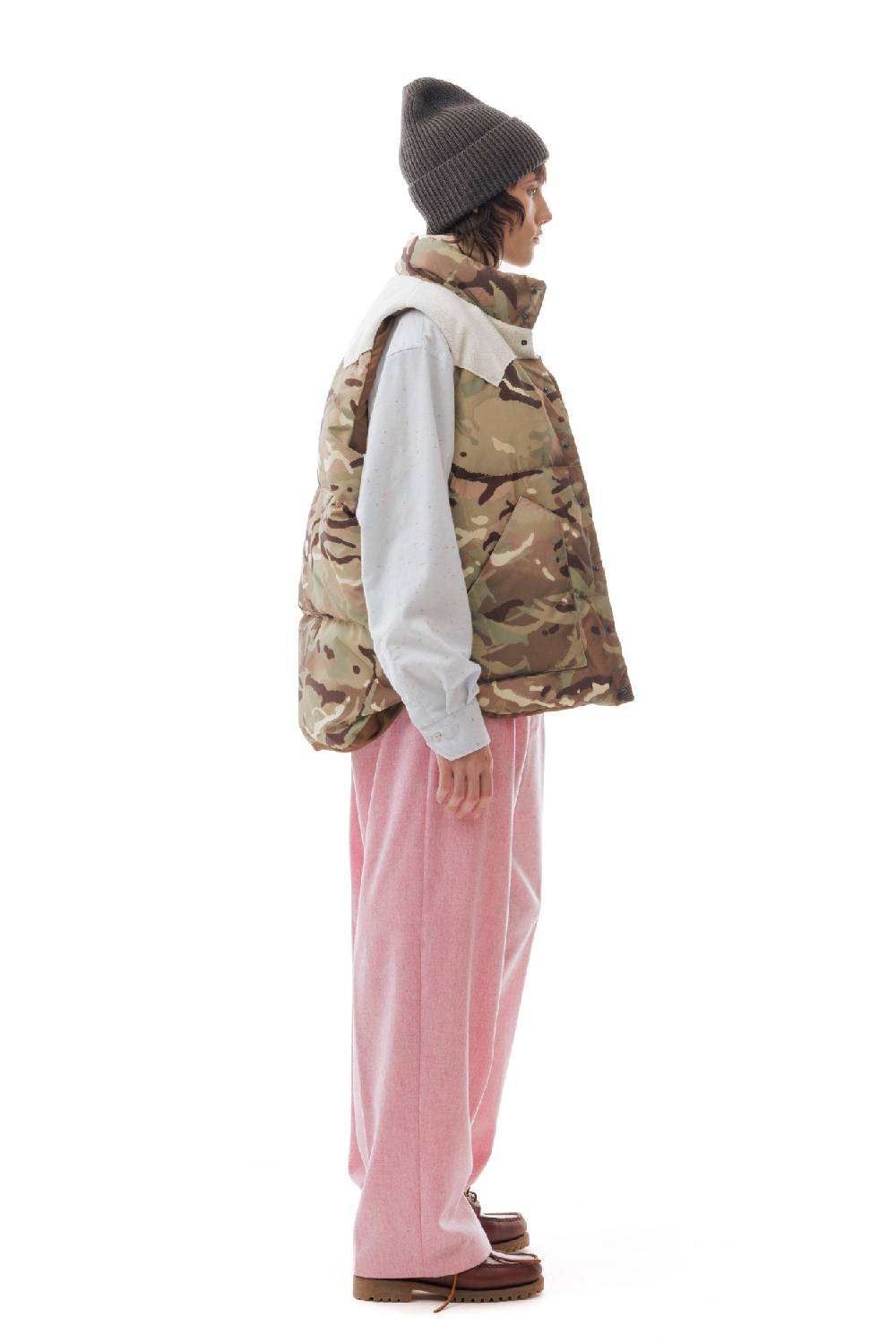 Lc23 Camo Paneled Down Vest Prezzo di fabbrica