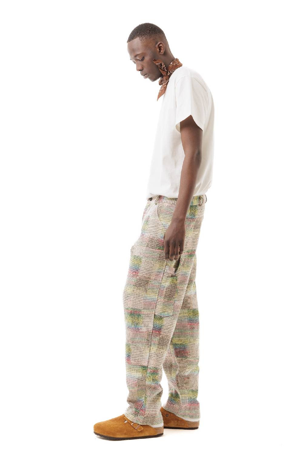 Lc23 Patchwork Work Trousers Saldi Di Fabbrica