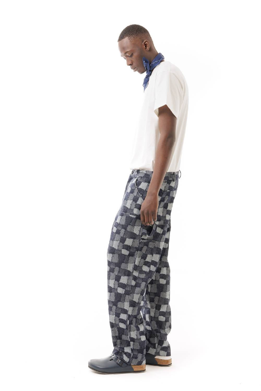 Lc23 Patchwork Denim Work Trousers I Più Venduti