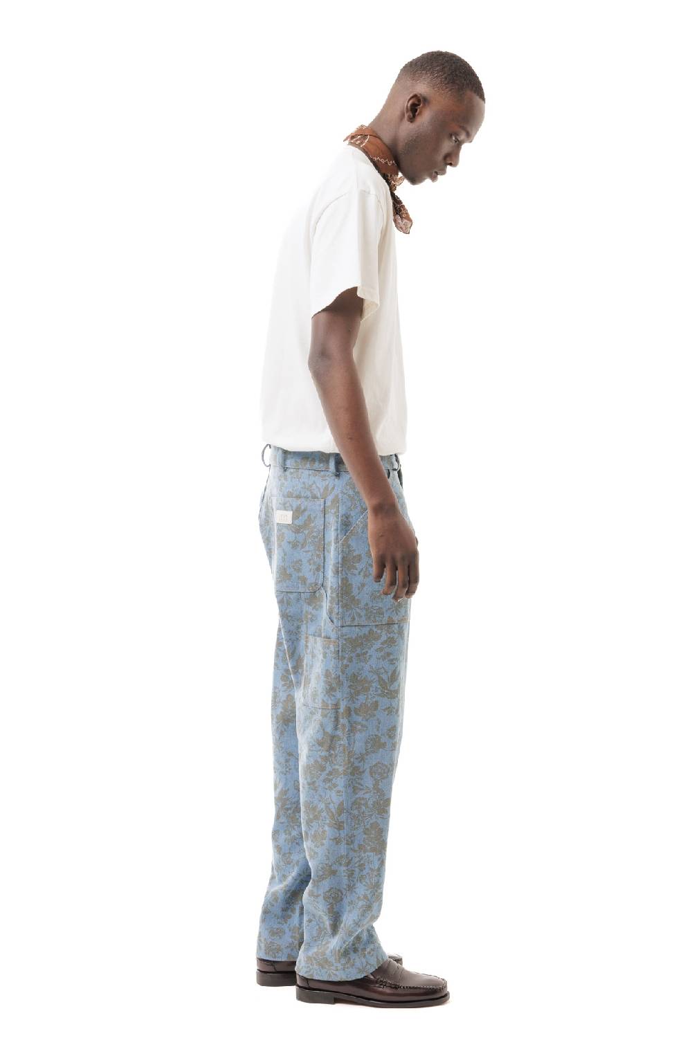 Lc23 Denim Printed Work Trousers Vendite Flash