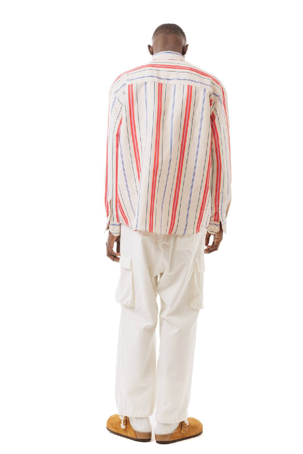 Lc23 Stripes Beige-Red Shirt Promozione