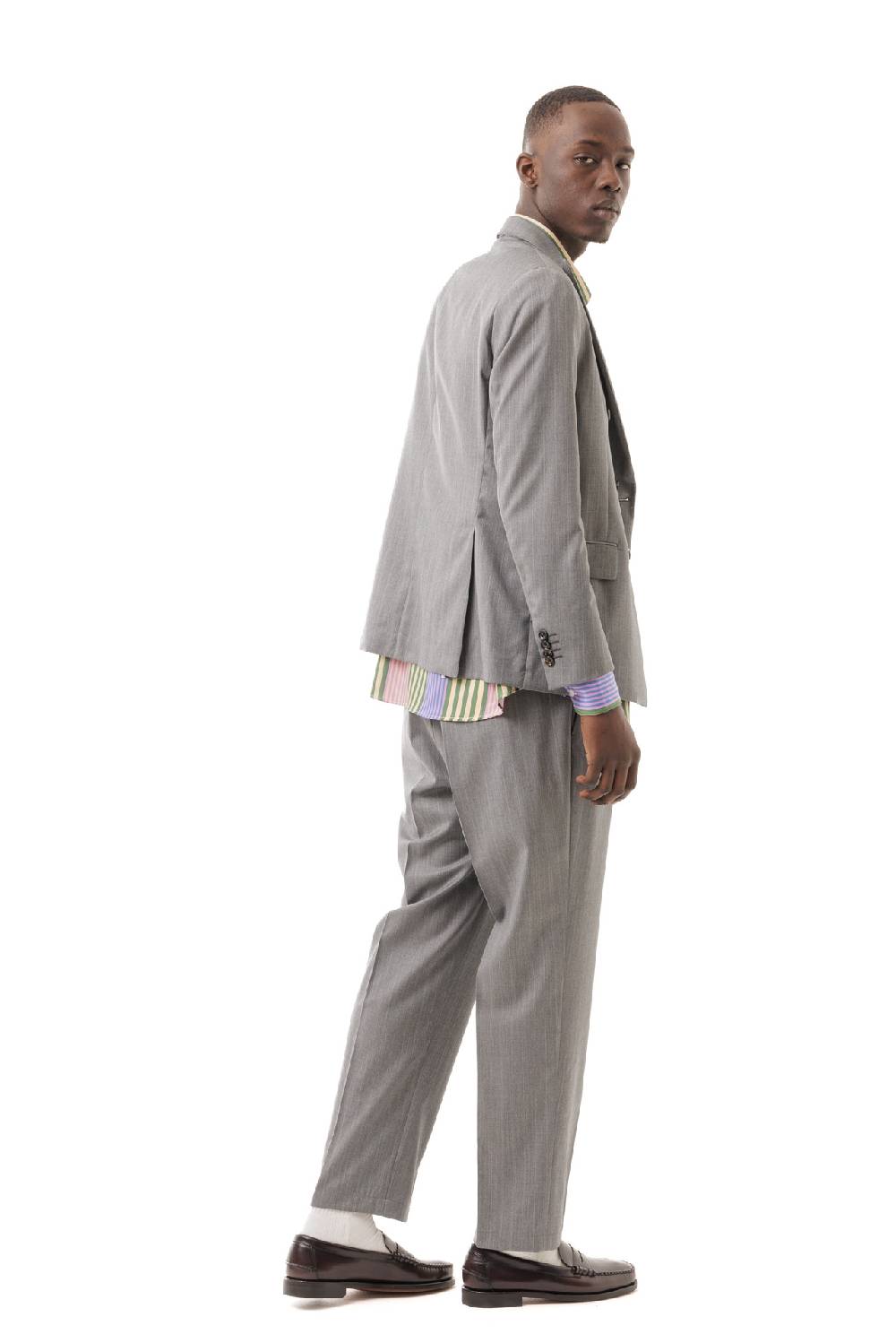 Lc23 Gessato Grey Blazer Acquista Ora