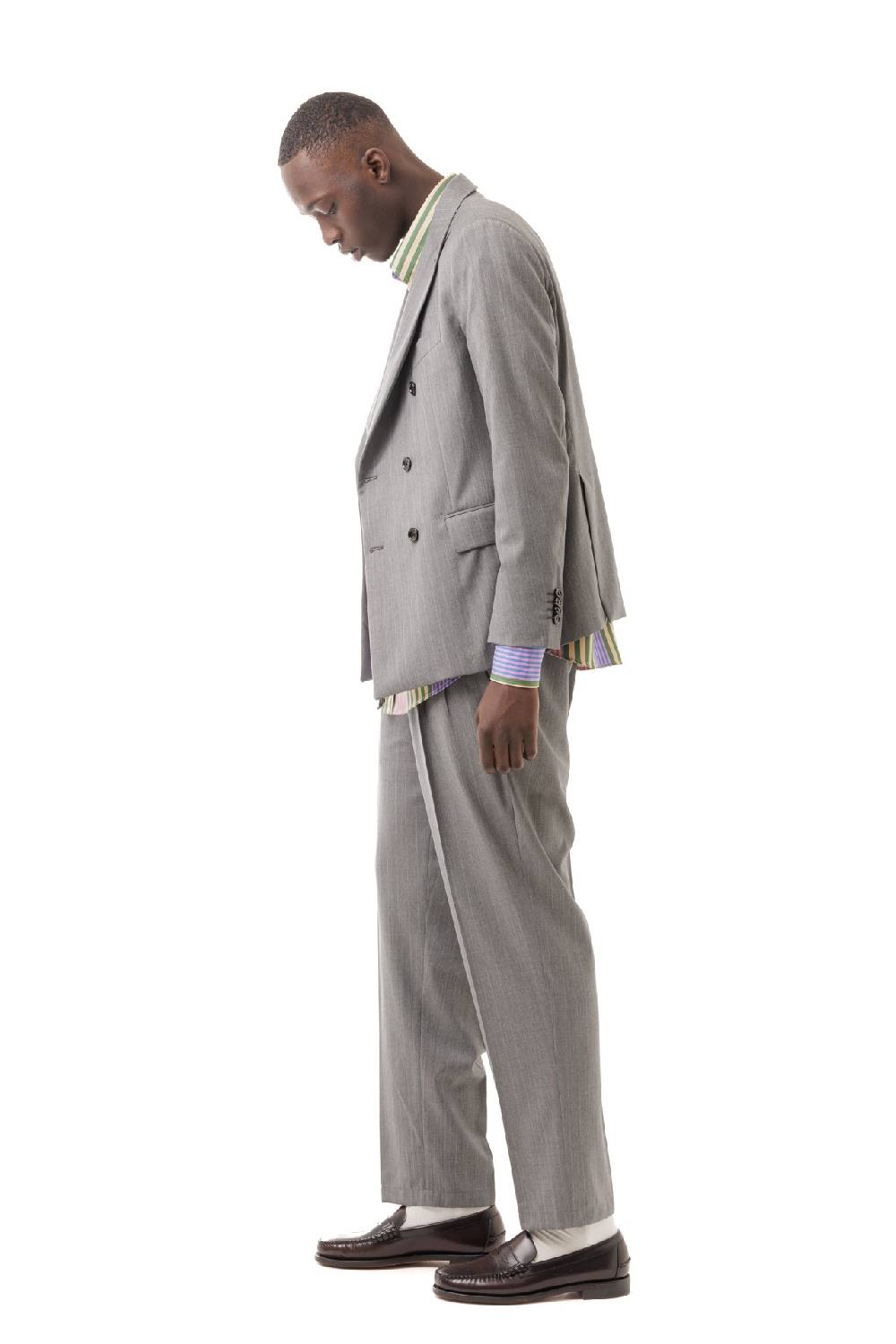 Lc23 Gessato Grey Blazer Acquista Ora