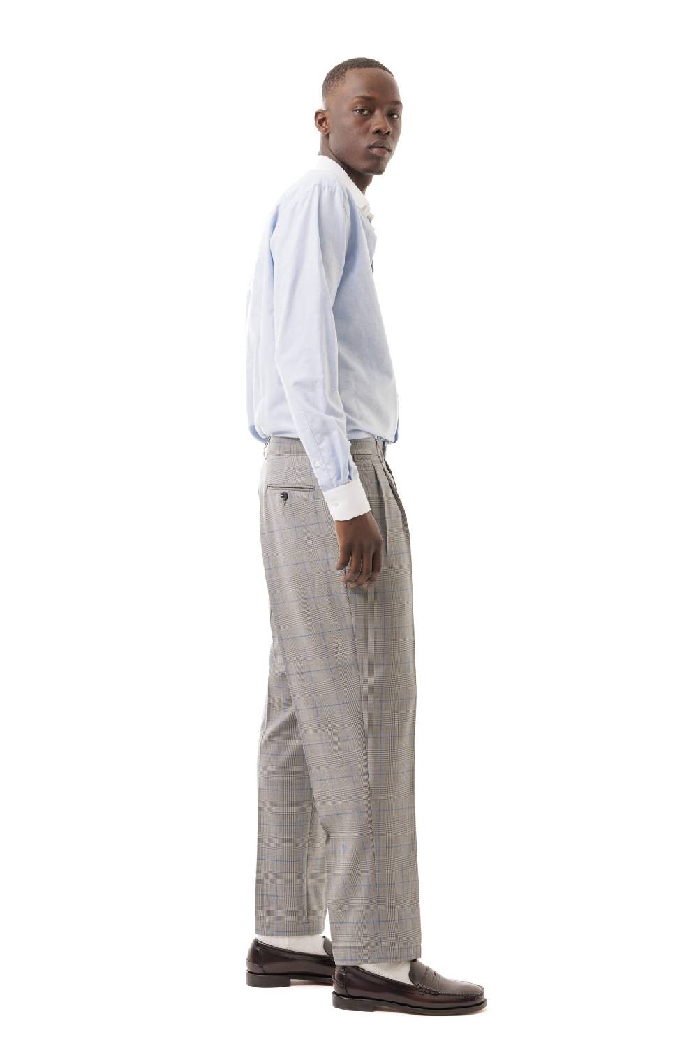 Lc23 Prince of Galles Grey Trousers Shopping Online