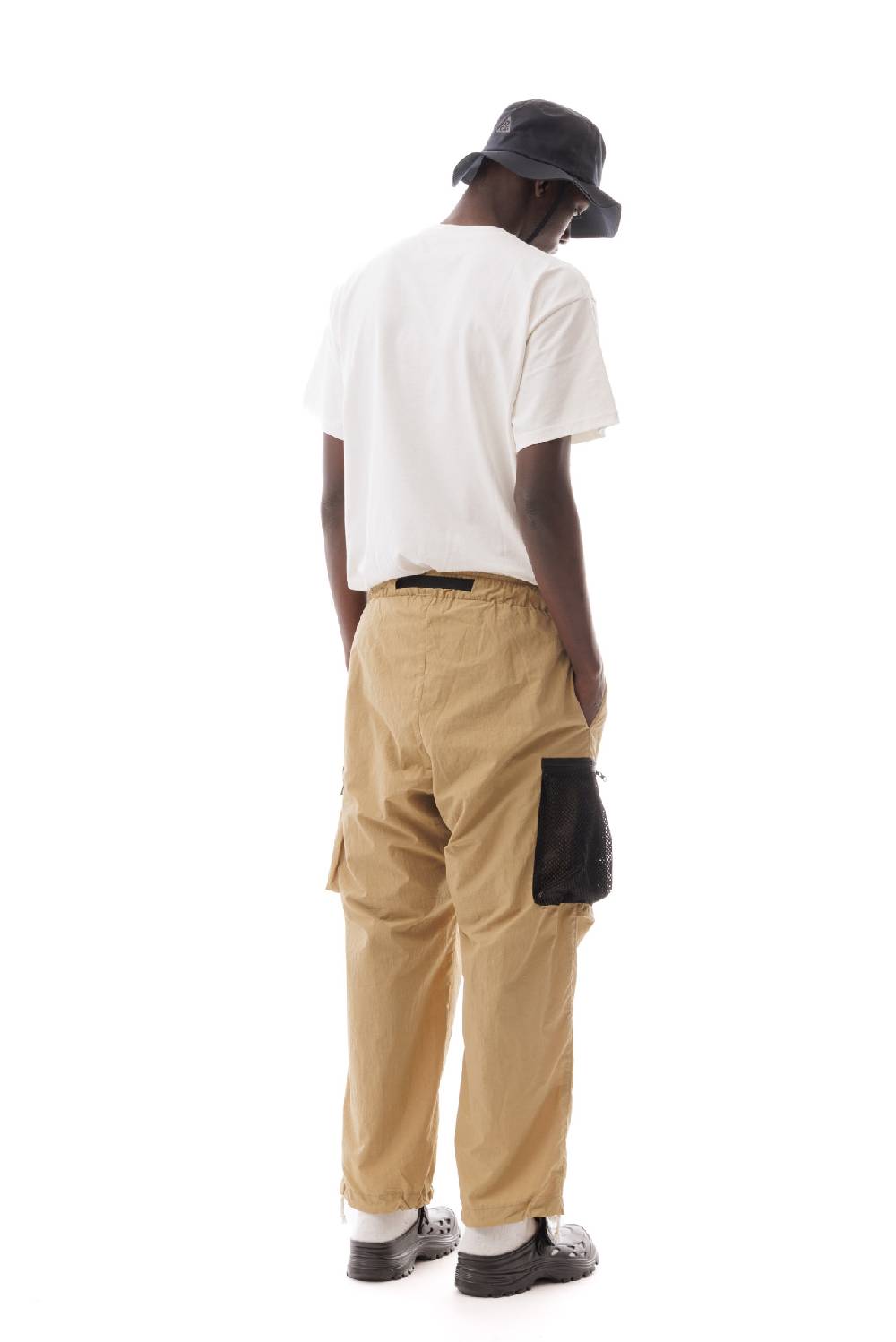 Lc23 Nylon Cargo Pants Camel Affare Del Giorno