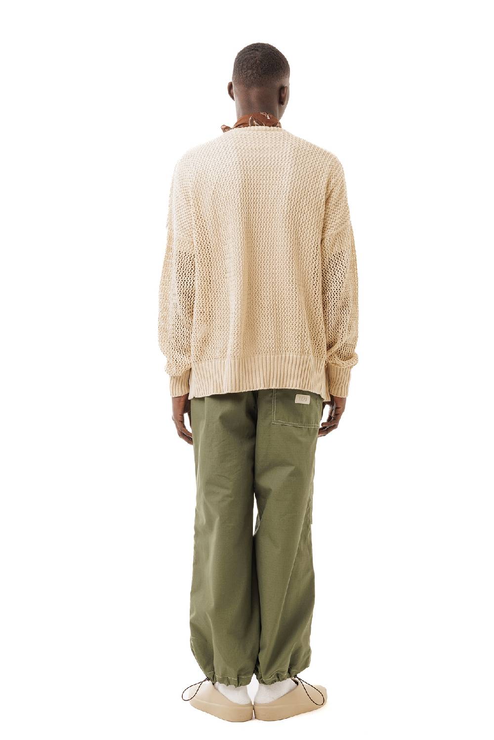 Lc23 Perforated Cardigan Beige Limitato a 3 giorni