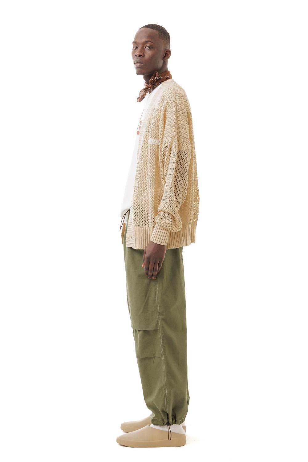 Lc23 Perforated Cardigan Beige Limitato a 3 giorni