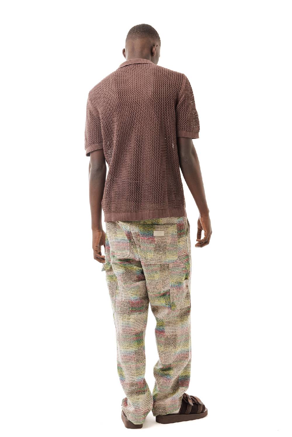 Lc23 Perforated Polo Brown Italy