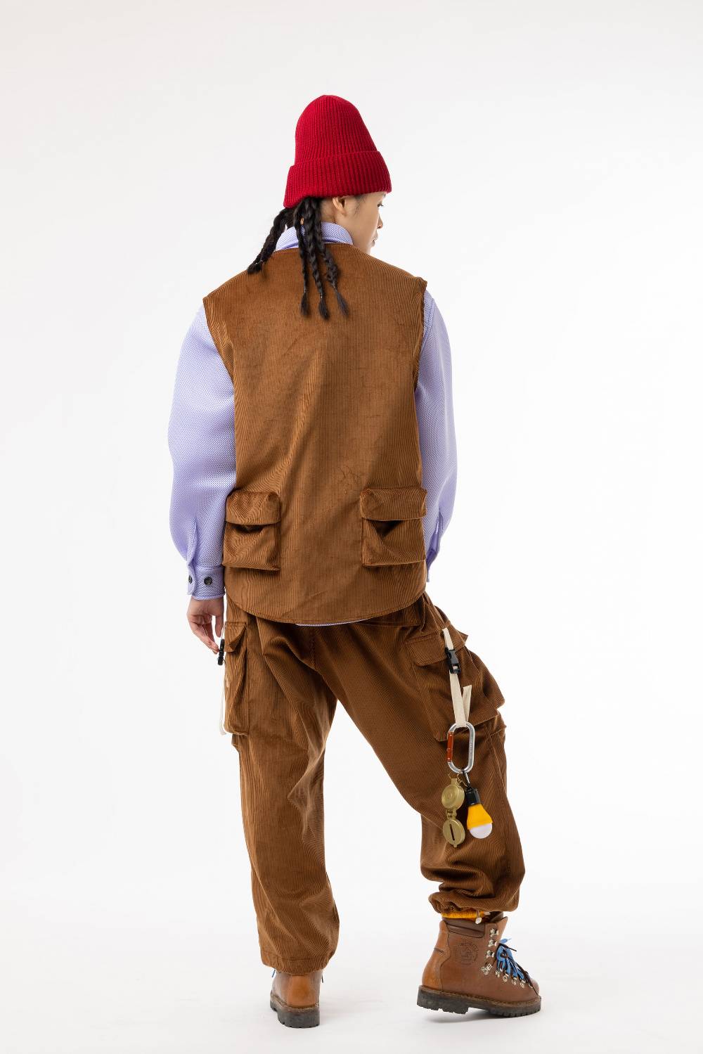 Lc23 Corduroy Cargo Pants Brown Soddisfazione Garantita