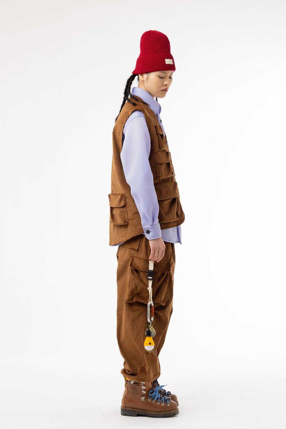 Lc23 Corduroy Cargo Pants Brown Soddisfazione Garantita