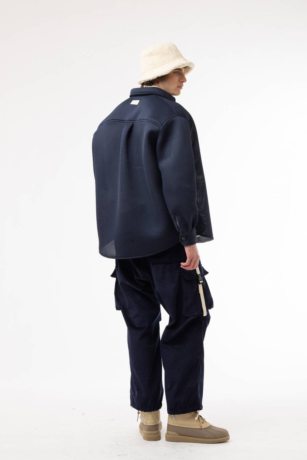 Lc23 Corduroy Cargo Pants Navy Negozi Online