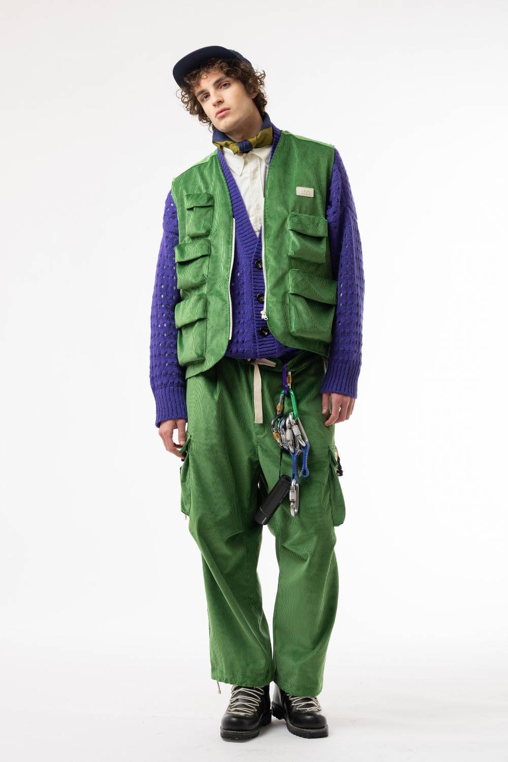Lc23 Corduroy Cargo Pants Green