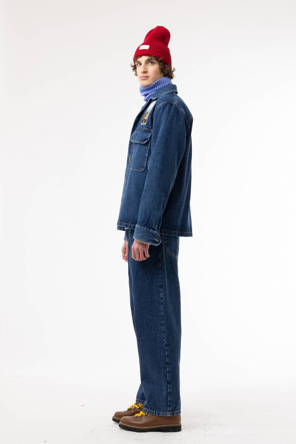 Lc23 Denim Patch Overshirt Fino Al -60%