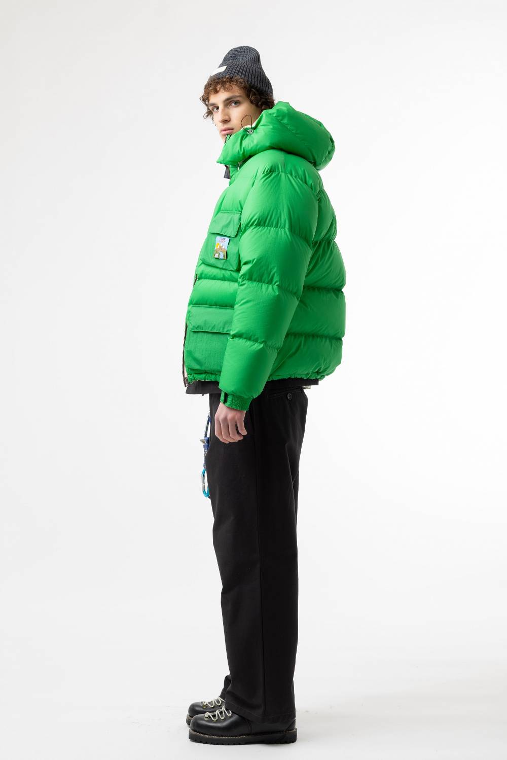 Lc23 Multipocket Down Jacket Green Sottocosto