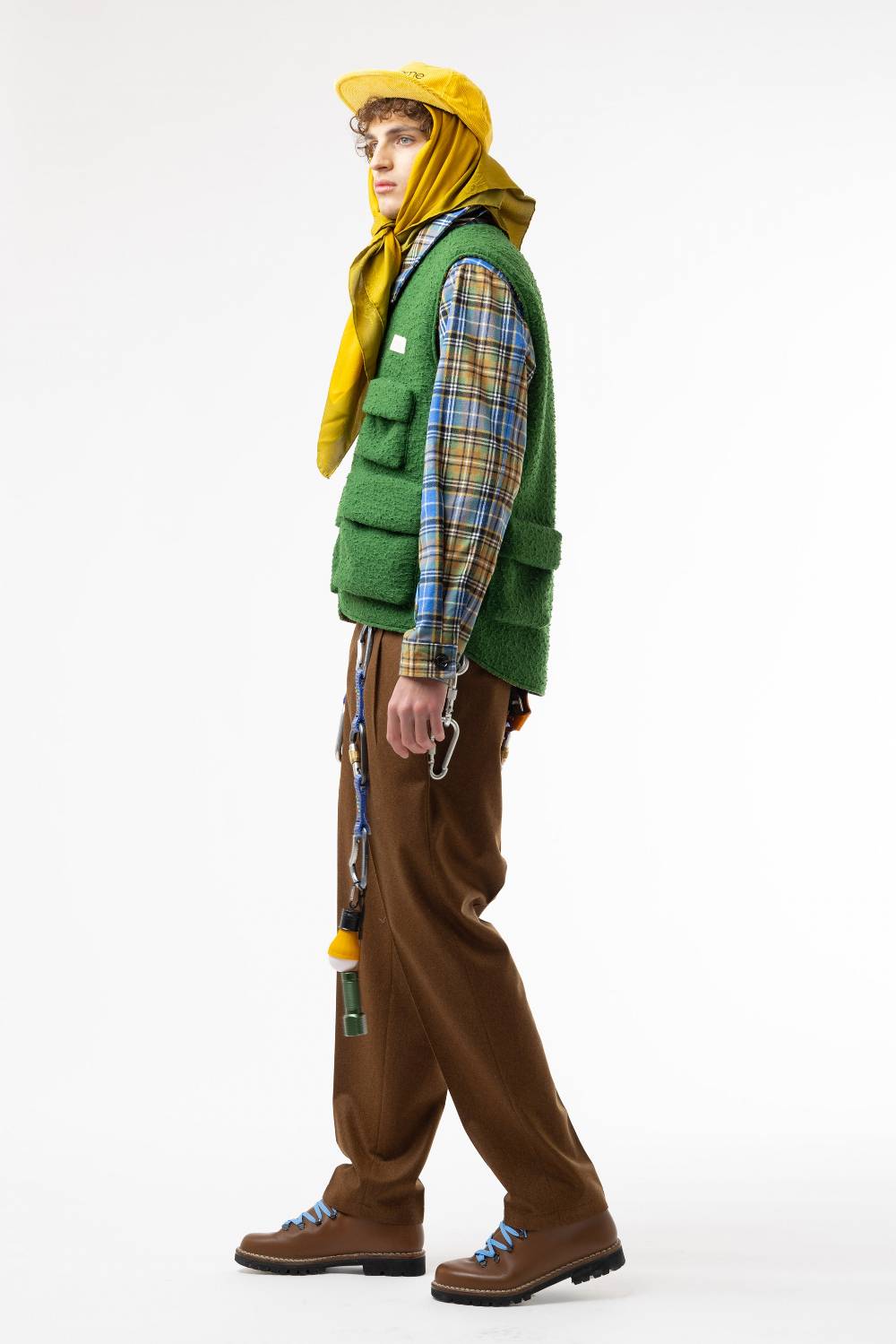 Lc23 Casentino Multipocket Vest Green In Vendita