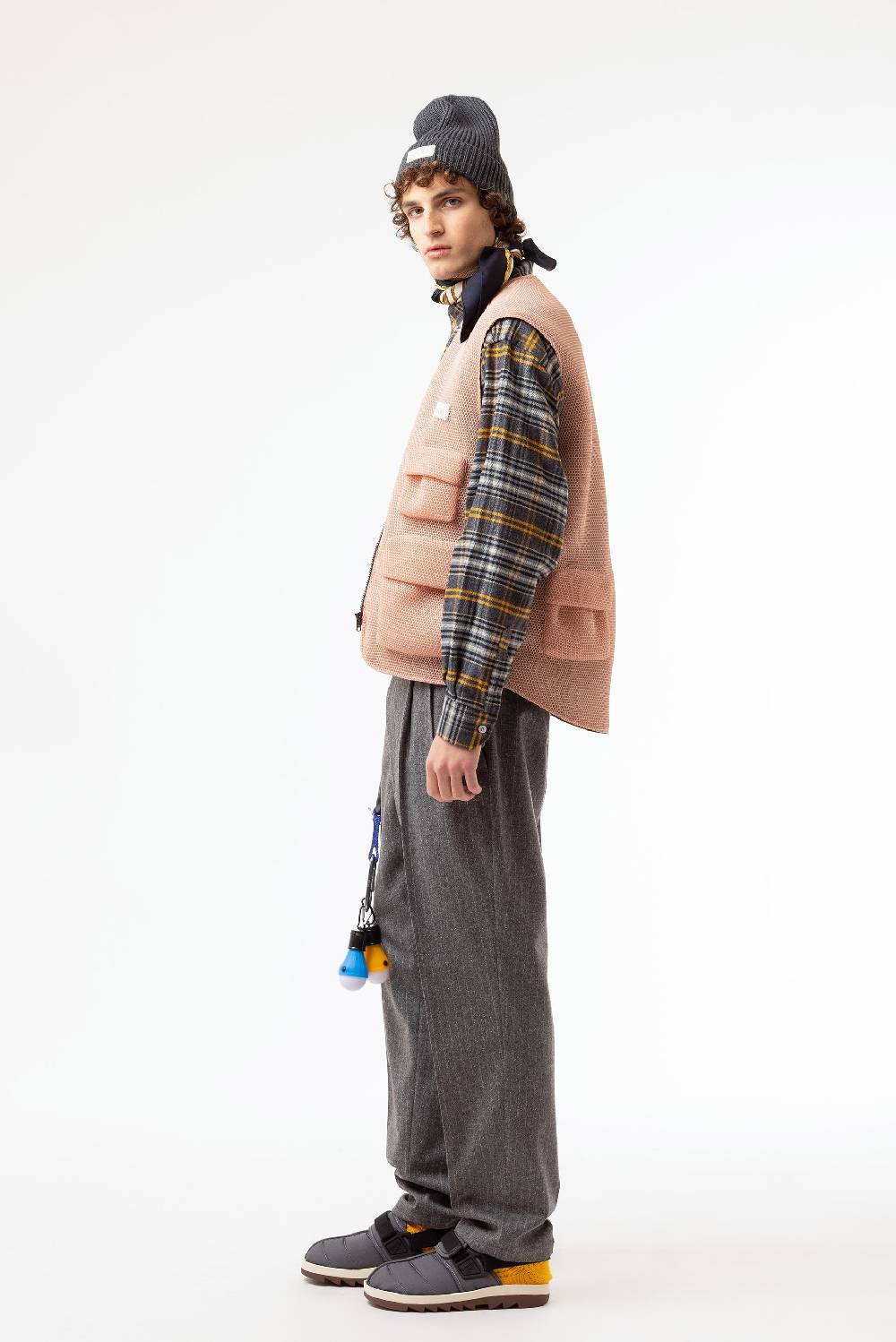 Lc23 Mesh Multipocket Vest Pink Saldi