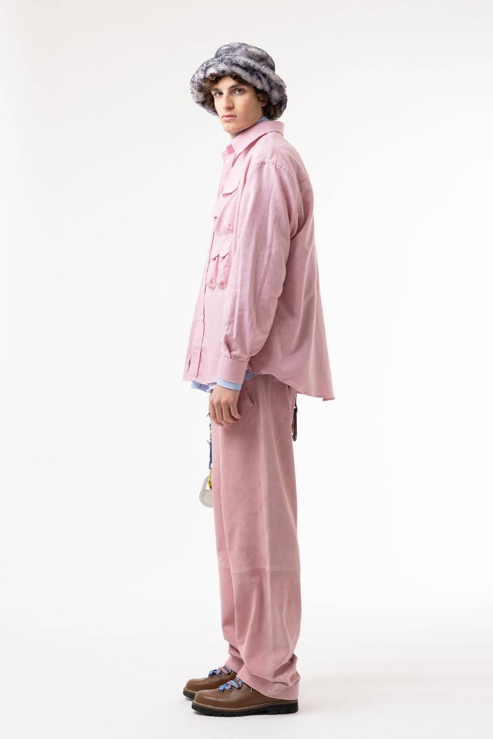 Lc23 Flannel Multipocket Shirt Pink Offerte