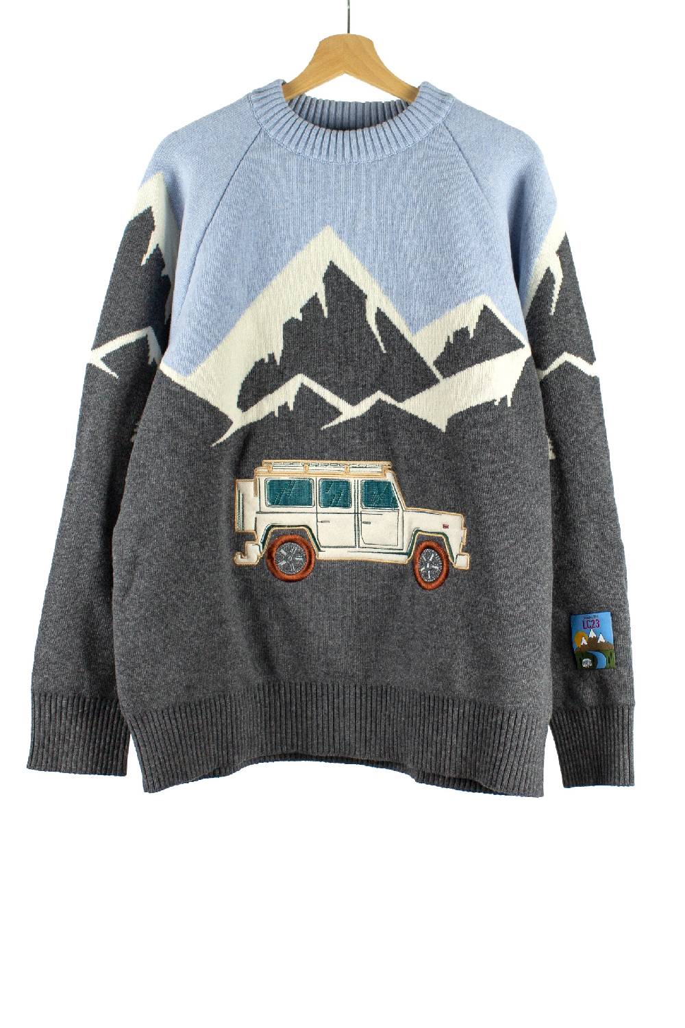 Lc23 Jeep Jaquard Sweater Nuova
