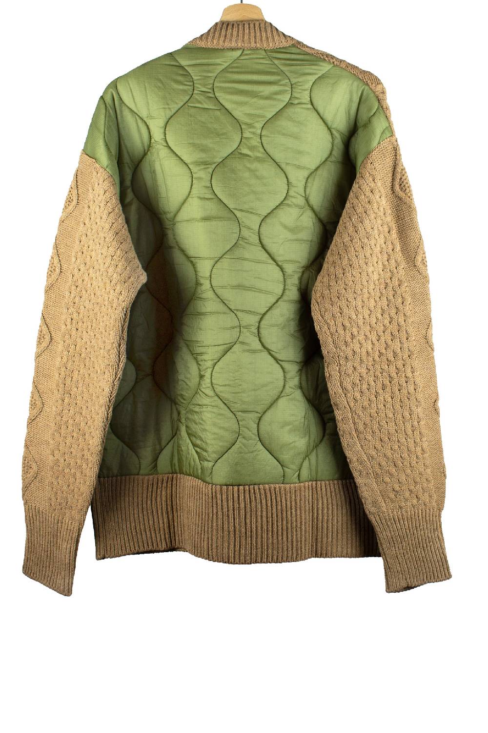 Lc23 Quilted Cardigan Camel 2025