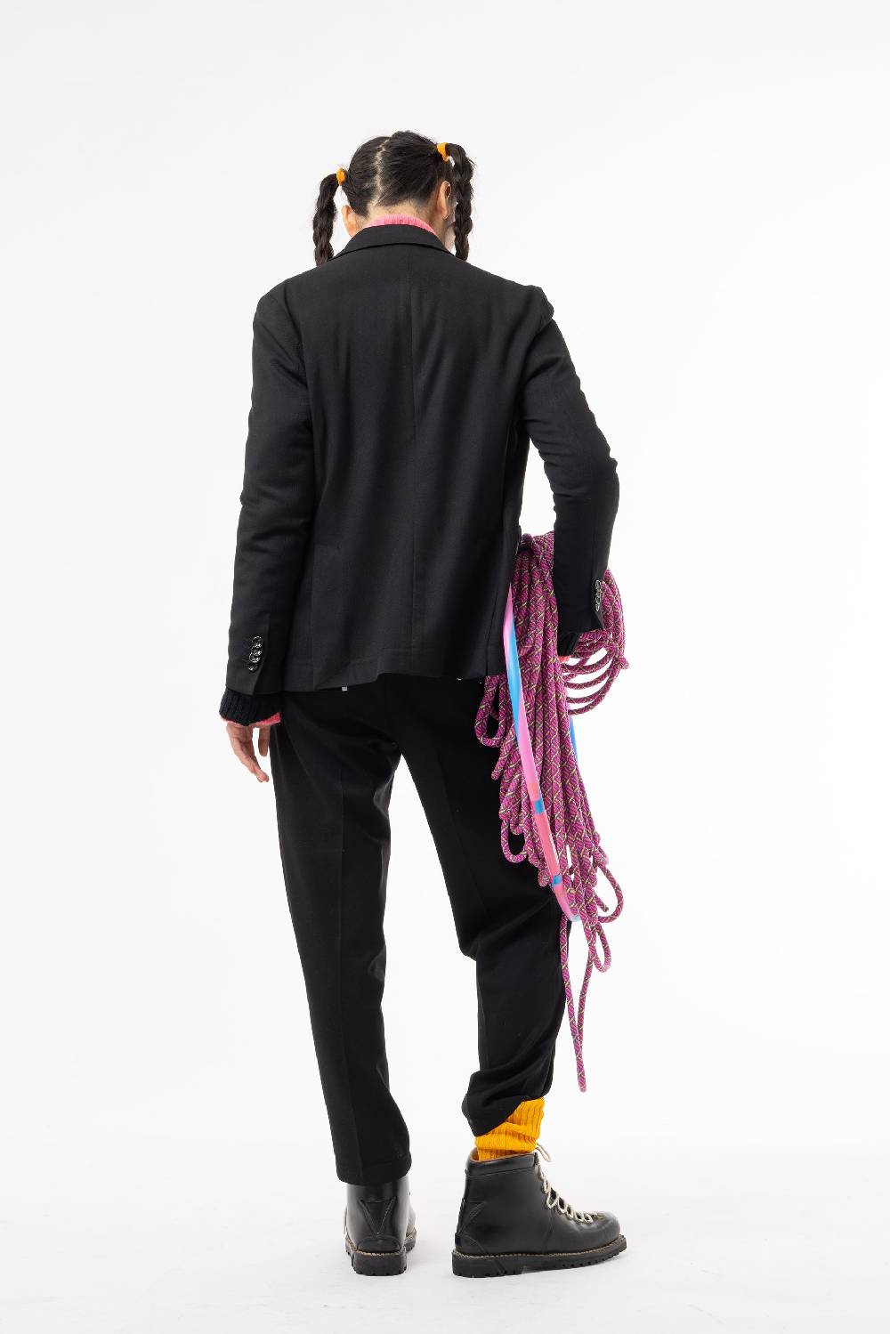 Lc23 Marzotto Wool Black Blazer Vendita