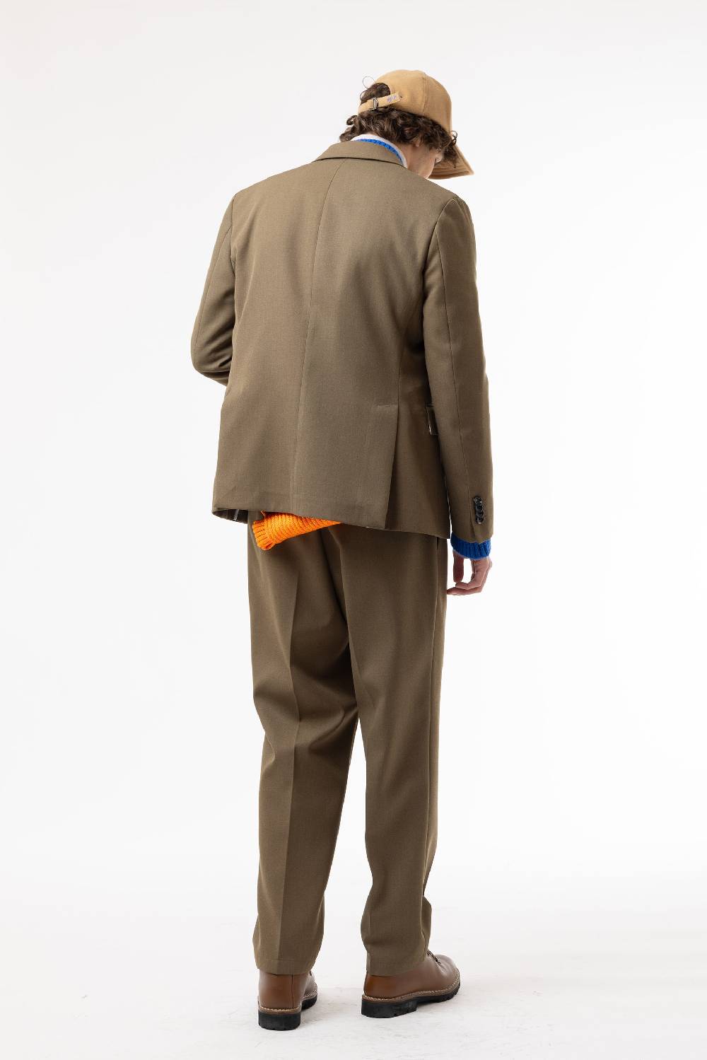 Lc23 Marzotto Wool Olive Trousers Shopping Online