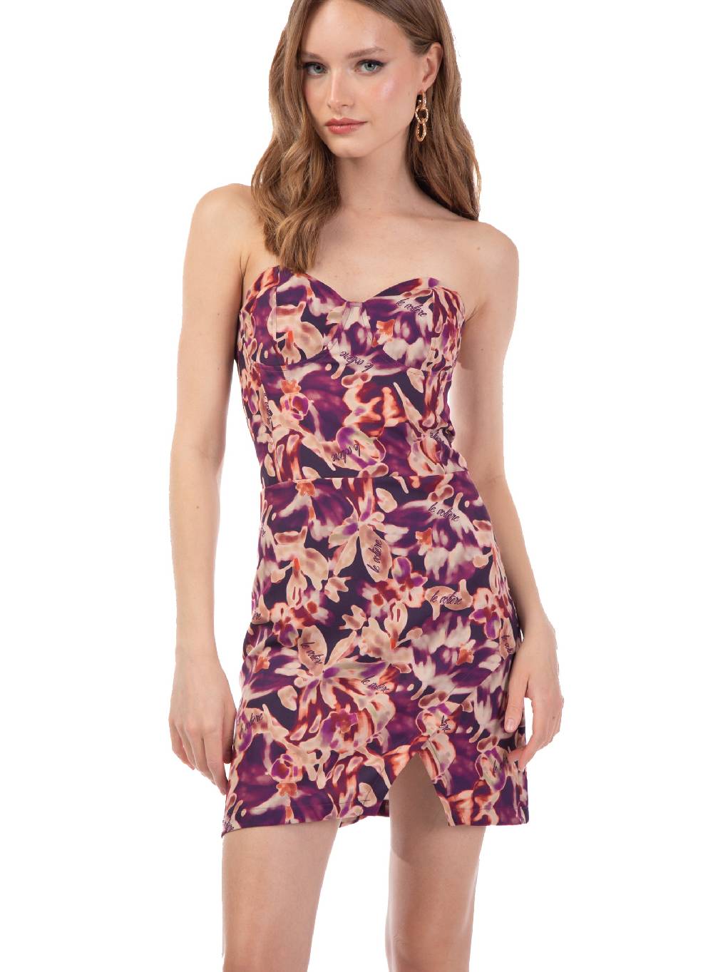 Le Volière Vestito tubino floreale In Linea