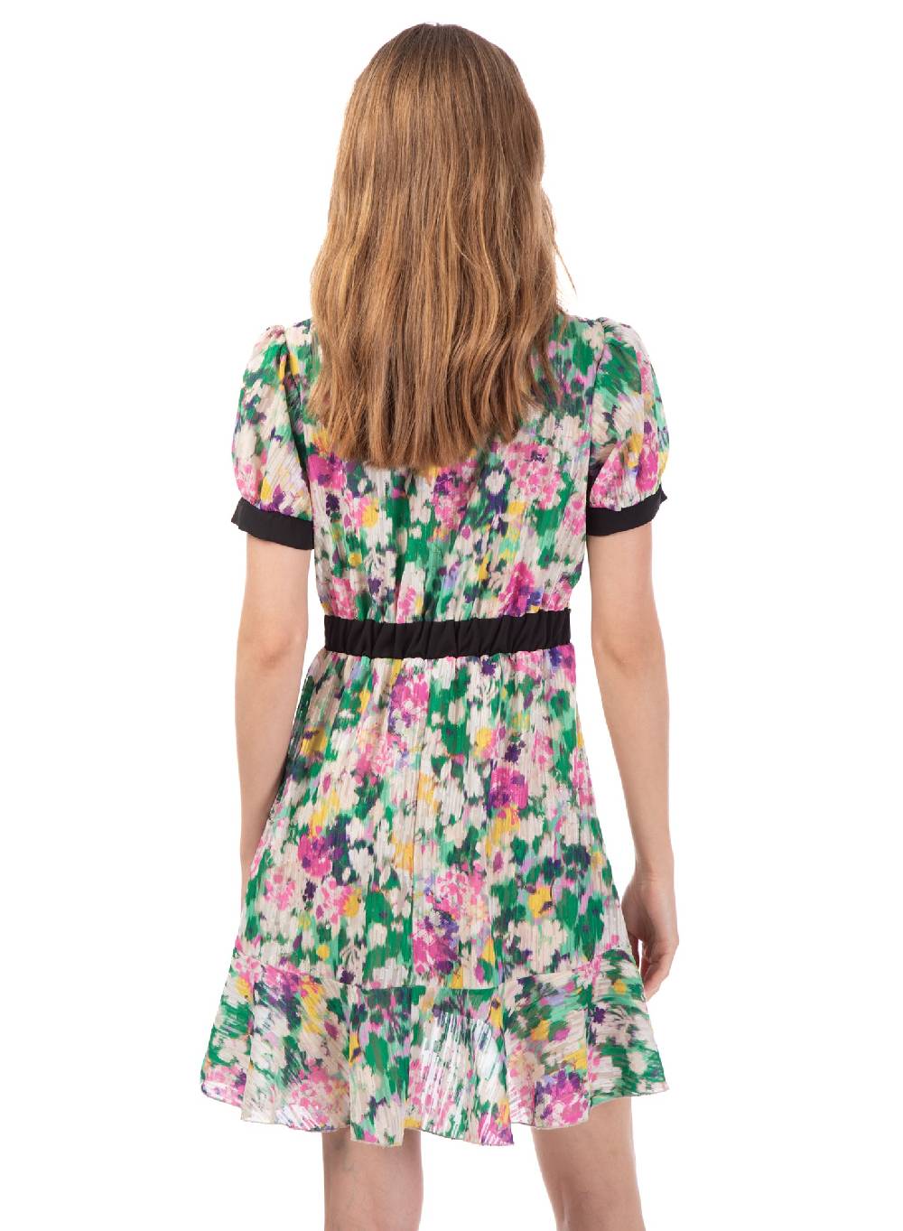 Le Volière Vestito scivolato floreale Nuovo