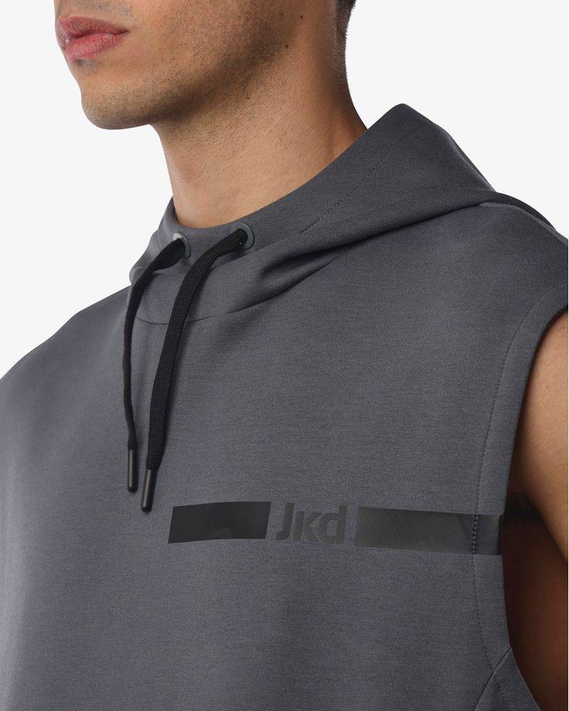Jaked FELPA SMANICATA CAPPUCCIO ZENITH Offerta