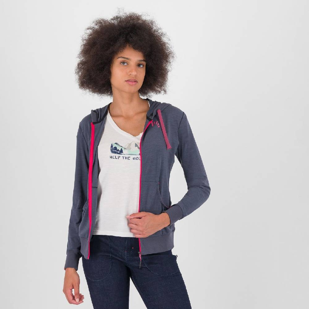 Karpos COPPOLO MERINO W FULL ZIP HOODIE Spedizione Gratuita
