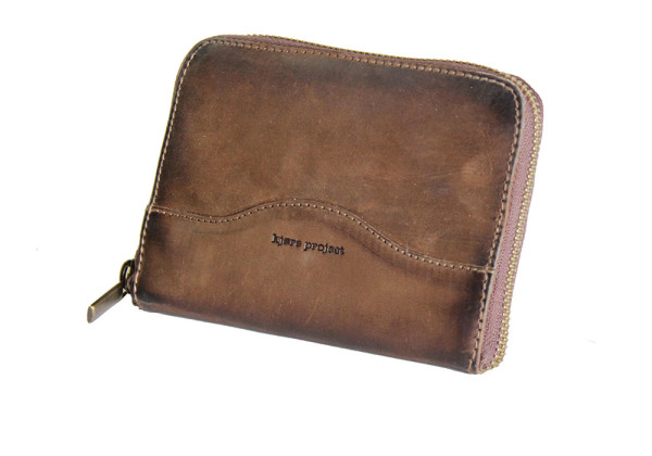 Kjøre Project Squared Zip Wallet Vintage Aged Affare Del Giorno