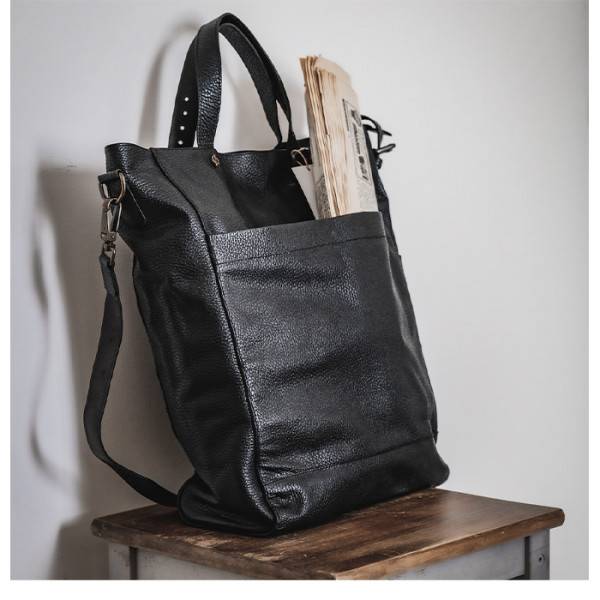 Kjøre Project Goat Leather Handle Bag Vendita
