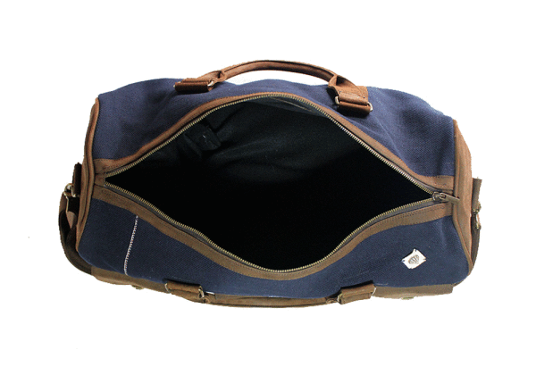 Kjøre Project Leather / Denim 25 Oz Travel Bag Negozi Online