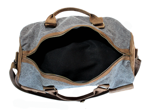 Kjøre Project Leather / Canvas Travel Bag Fino Al -60%