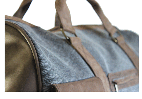 Kjøre Project Leather / Canvas Travel Bag Fino Al -60%