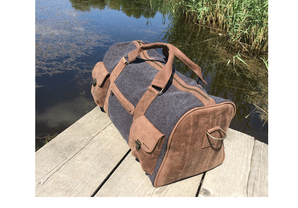 Kjøre Project Leather / Canvas Travel Bag Fino Al -60%