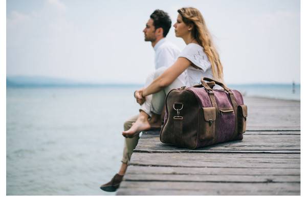 Kjøre Project Leather / Canvas Travel Bag Shopping Online